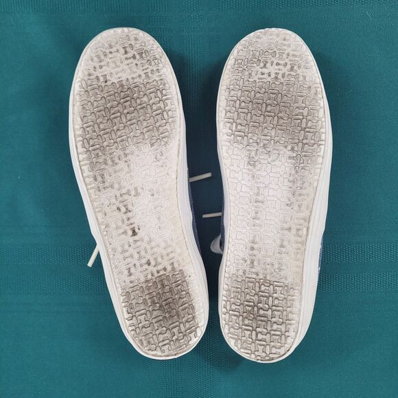 Tommy Hilfiger Women's Sneakers Tahlor, Blue Canvas, White Polka Dots, Size 6.5 - Picture 10 of 11